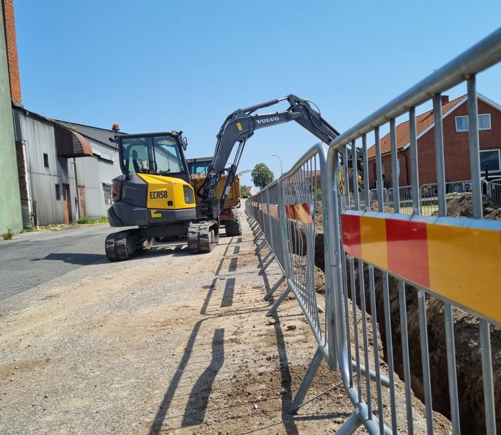 miljövänlig fjärrvärme grävning